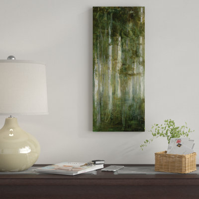 Wrapped Canvas Wall Art - Julia Purinton 'Resolutions Panel III' Wall Art for Living Room, Bedroom, or Office Décor - 10x24