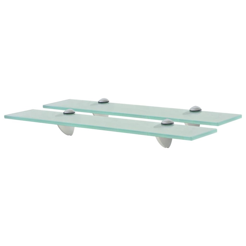 Annalys 2 Piece Floating Shelf, 0.31" H x 2.6" W x 3.9" D, Transparent