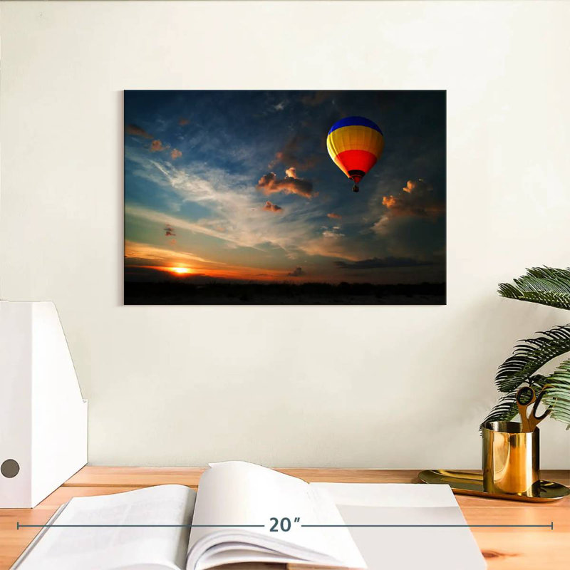 Montgolfière Sunrise, H 8 po x l 12 po