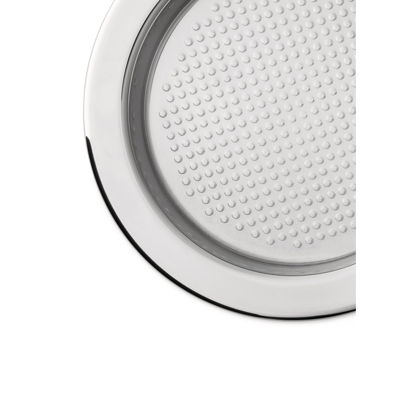 Stainless Steel Round 2 Piece Coaster Set
