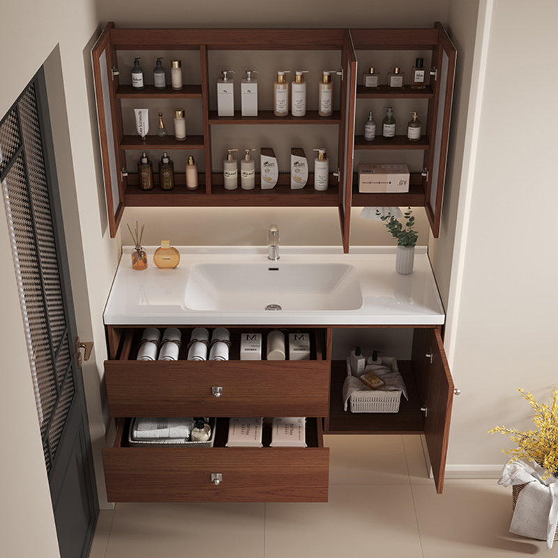 Armoires de salle de bain rétro et minimalistes