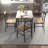 Compact 4-Person Dining Table Set