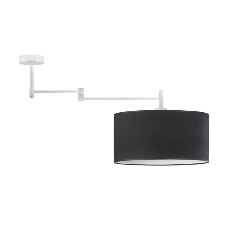 Jacie Swing Arm Sconce, Black