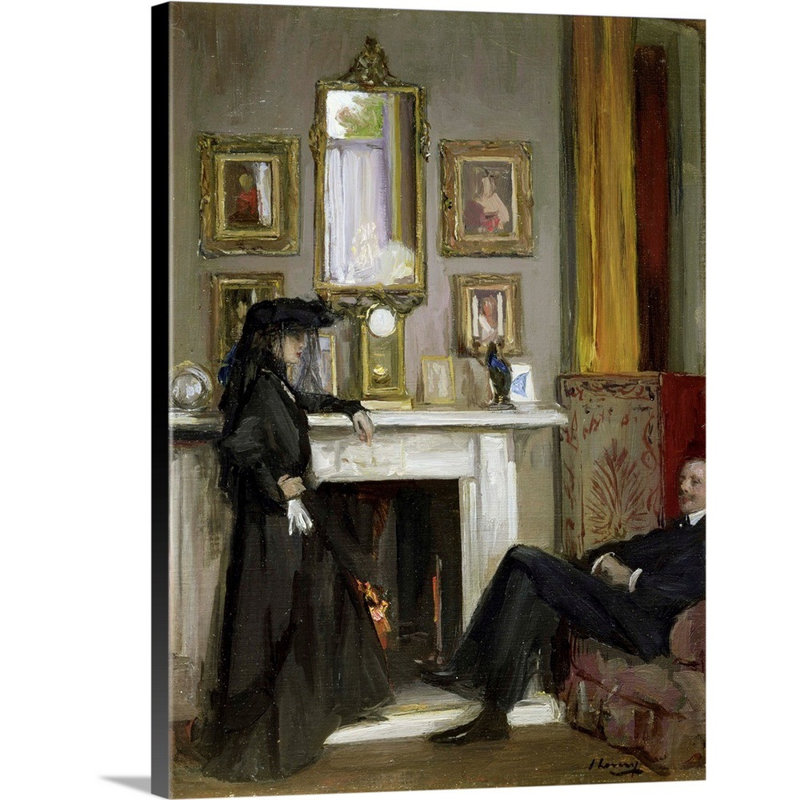 Reproduction d'art sur toile, Toile tendue, H 16 po x l 12 po x P 1,25 po