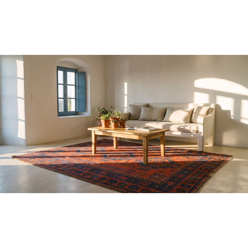 Tapis rouge / bleu Bold