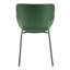 Fauteuil d'extérieur empilable Allenhurst vert-257146092
