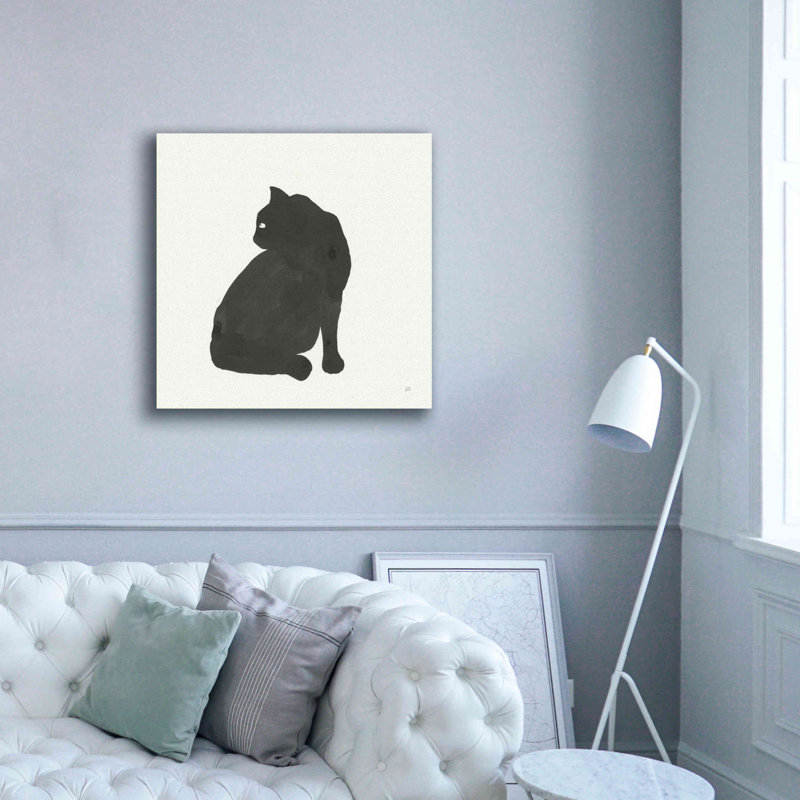 «Black Cat IV» par Chris Paschke, H 37 po x l 37 po x P 1,5 po