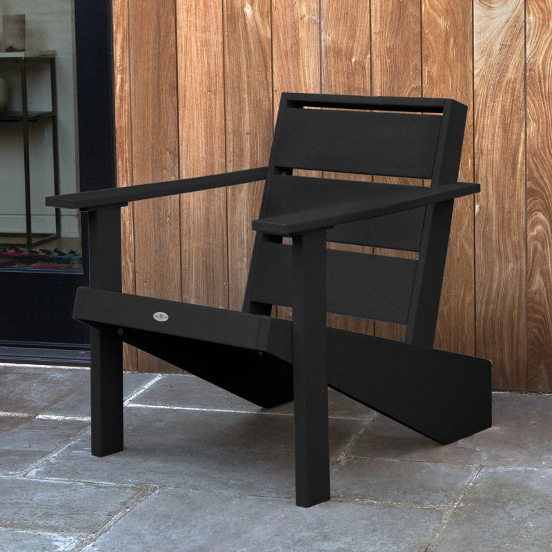 Chaise Adirondack moderne Haven, Black Sand