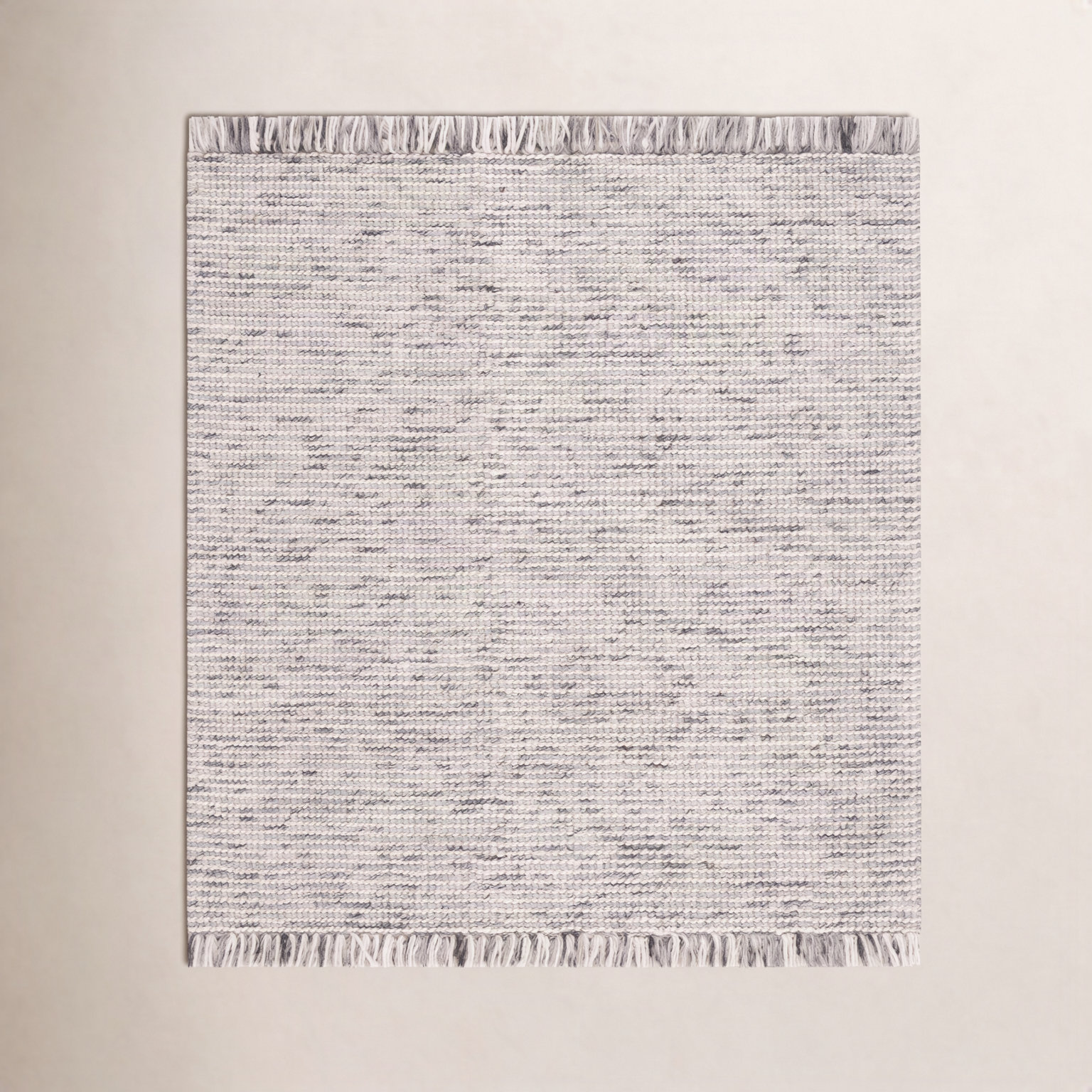 Kava Grey Black Rug, Square 6'