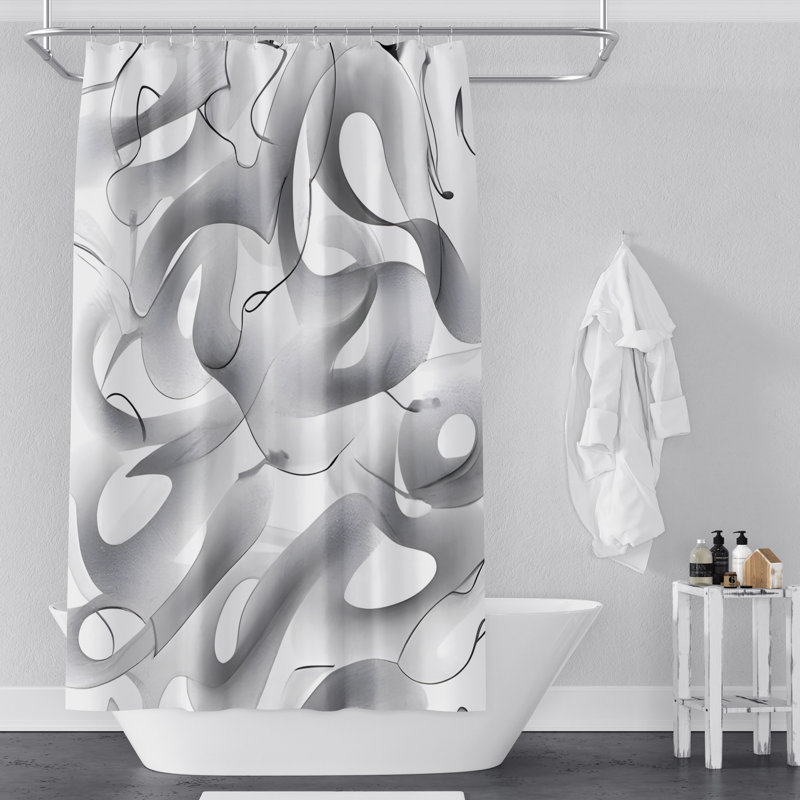 Rideau de douche Cynarra, H 93 po x l 70 po