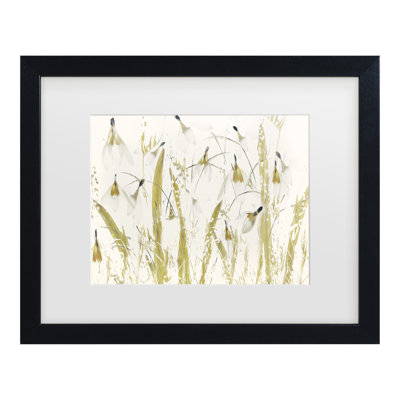Bolog Nel Talen  Snowdrops Matted Framed Art