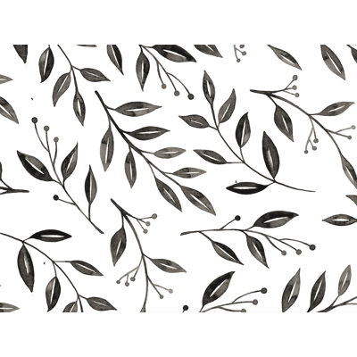 Décalcomanie murale feuilles