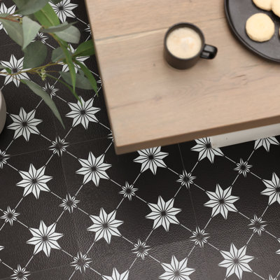 Rigel 30.48 x 30.48cm Self-adhesive Vinyl Floor Tiles Pack 10 (0.93sqm)