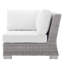 Chaise de coin d'extérieur Conway Sunbrella-712126343