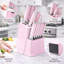 Ensemble de couteaux de cuisine en acier inoxydable 13 pièces Modern-128803487