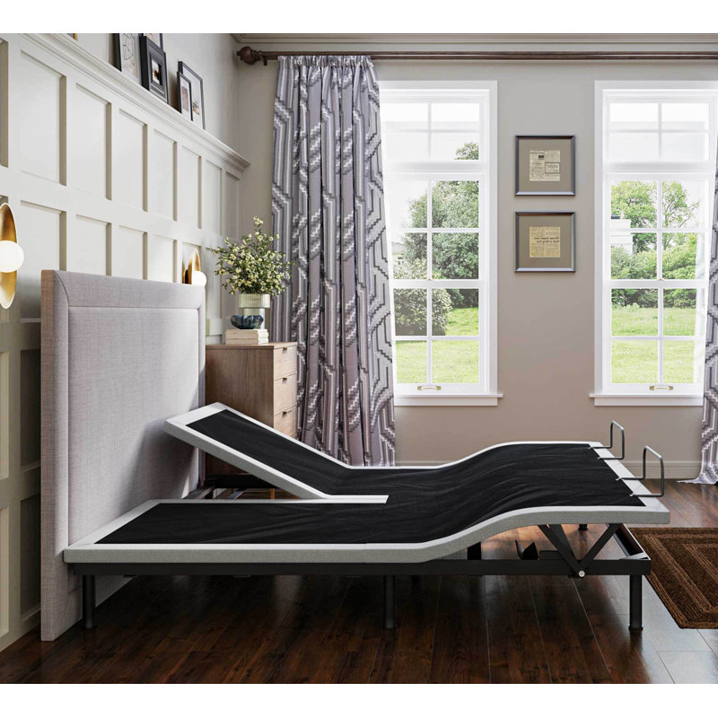Btx4 Split Top King Adjustable Bed Base With Head And Foot Position Adjustment