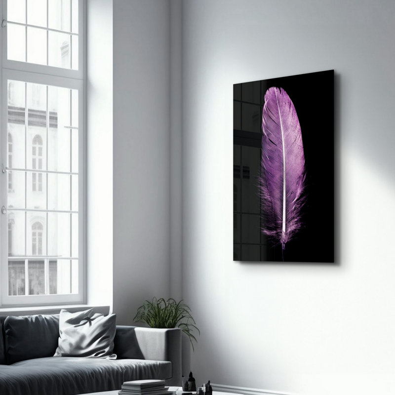 Elegant Tempered Glass Wall Art Painting, 13.8 x 21.7 inches | 100% Tempered Glass, Thickness: 0.16 inches | UV Printed for Vibrant Colors | Perfect for Home Decor, Living Room, & Office Spaces