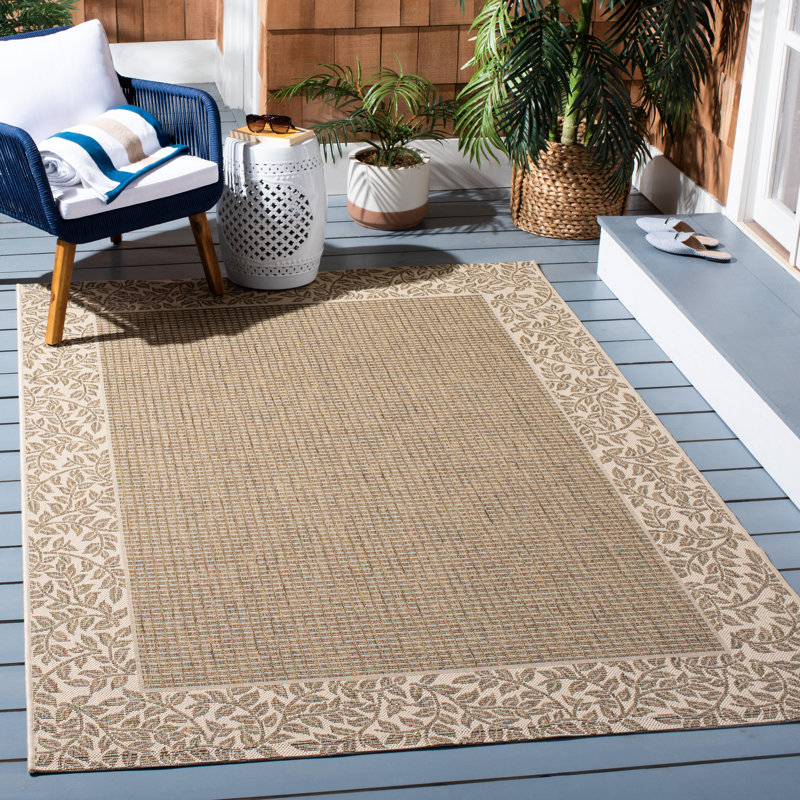Herefordshire Performance Floral Indoor/Outdoor Area Rug, Rectangle 5'3" x 7'7"