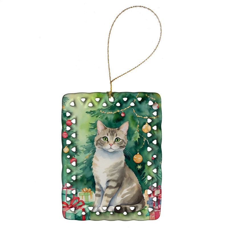 Ornement en porcelaine Pudelkatze, Pudelkatze Cat