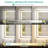 Modern Bathroom LED Mirror with Tempered Glass, Beveled Frame Vanity  Aluminum Frame Wall Mirror-126347599-126347602
