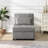 Folding Ottoman Sofa Bed Gray-68841216
