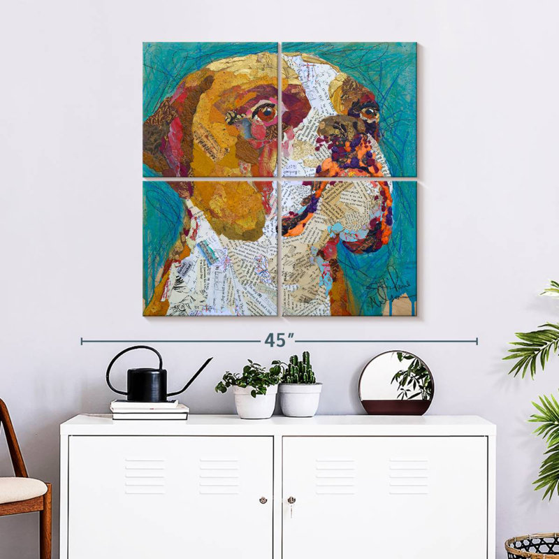Brampt Beach Boxer, 32" H x 32" W