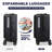 Luggage,with front opening,TSA approved lock,hardshell suitcase-133690183