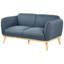 Sofa 2 Seater Tamirra Fabric Blue