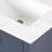 Gavino 60 " W Freestanding Standard 2 Double Vanity Bathroom Vanity With Engineered Stone Top-1133271606-1133271605