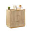 Commode à tiroirs, large commode moderne à motif ondulé, meuble télé, table de chevet, tiroir en bois pour chambre à coucher, salon, couloir