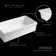 Whitehaus Collection 36" Reversible Single Bowl Fireclay Kitchen Sink: 2-1/2” Lip, 2” Lip Front Apron