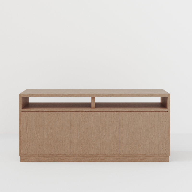 Larreon Media Console, Oak Wood