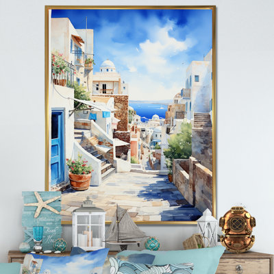 Greek Isles Santorini Village Dreams I
