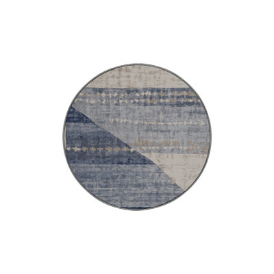 Machine Washable Gray Area Rug