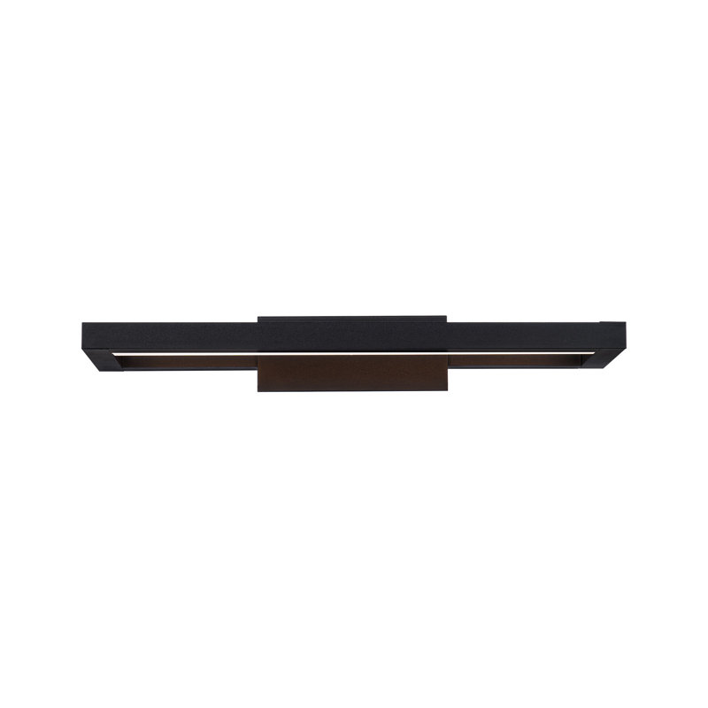 1 - Light LED Vanity Light, Black, 3000K