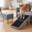 Rampe pour animaux avec rangement - gris