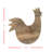 Foreside Home & Garden Mango Wood Hen Shaped Cutting Board