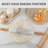 Marble Rolling Pin with Stand,Namib Fantasy