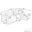 Canapé modulaire désossé en velours côtelé avec méridienne réversible sans assemblage-1371057803