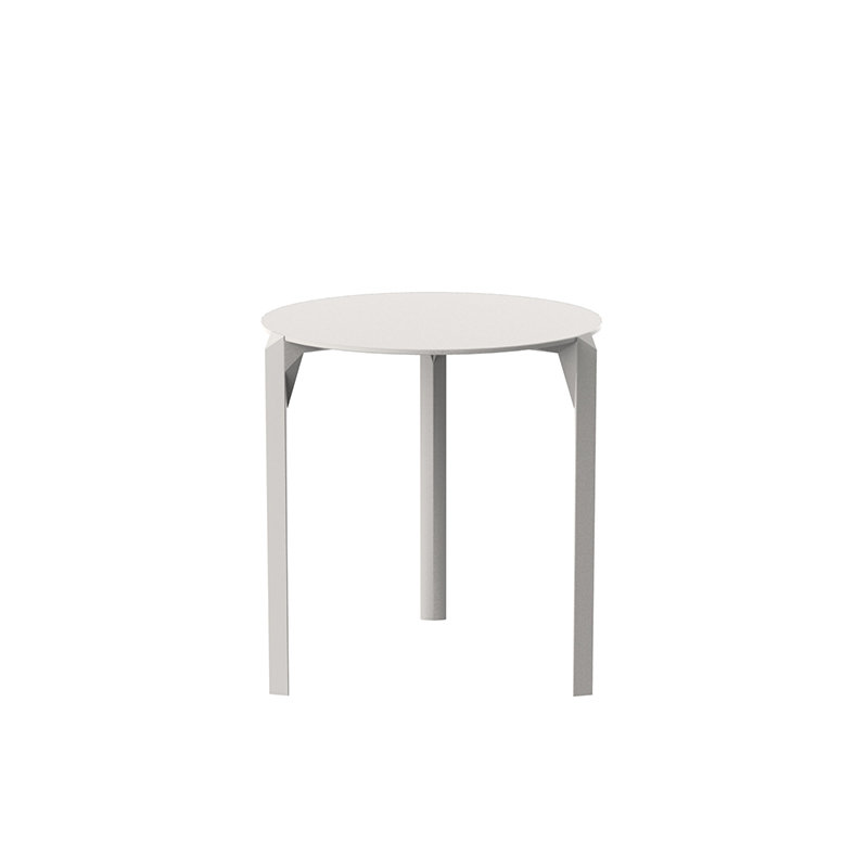 Quartz Dining Table, Ecru, 27.25" W x 27.25" L