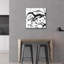  «Silver Dollars 2» par Erin Clark, art mural en verre acrylique, 24 po x 24 po-1290385381