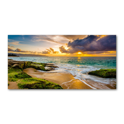 Sunset Sea - Wrapped Canvas Print