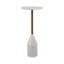 Table d'appoint en marbre 24 po Vanzella