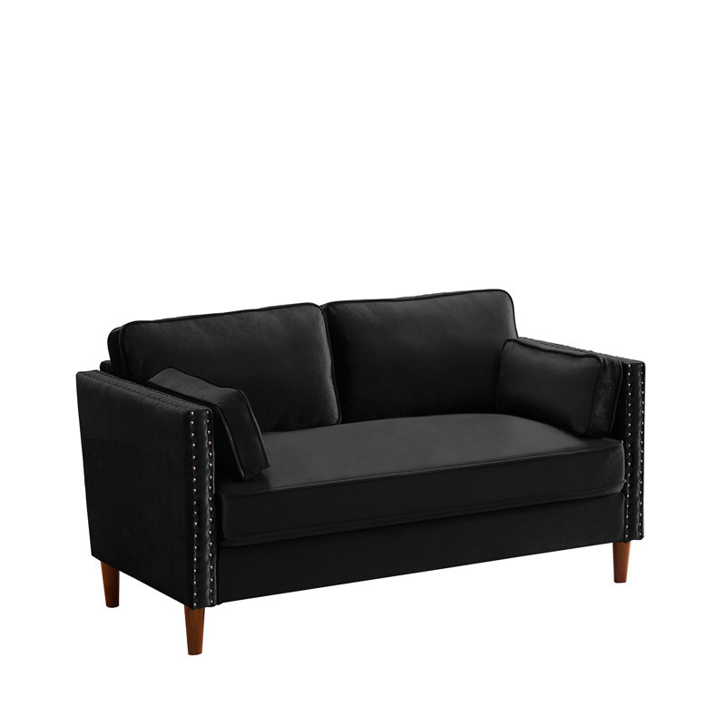 Anuhya Upholstered 57.5 " Linen Blend Loveseat