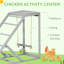 Ensemble de poulets gris - Encouragement de la zone de jeu avec une construction stable