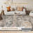 Machine Washable Rug with Rubber Backing for Living Room Oriental Non-Slip Dining Room Rug Easy-Cleaning Vintage Floor Carpet for Bedroom Dining Room Office Nursery Playroom-64848133