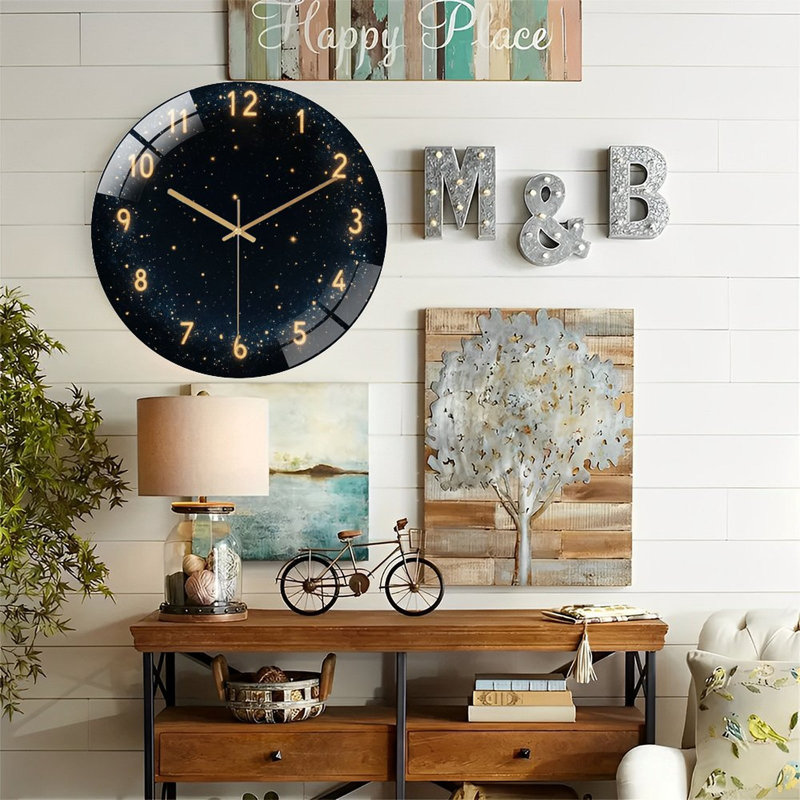 Horloge murale galaxie céleste Galaxy