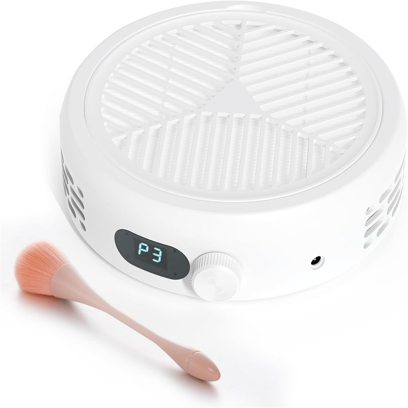 Collecteur de poussière professionnel, ventilateur d'aspirateur ajustable à 3 vitesses avec moteur sans brosse 120W avec filtre réutilisable pour salon de manucure