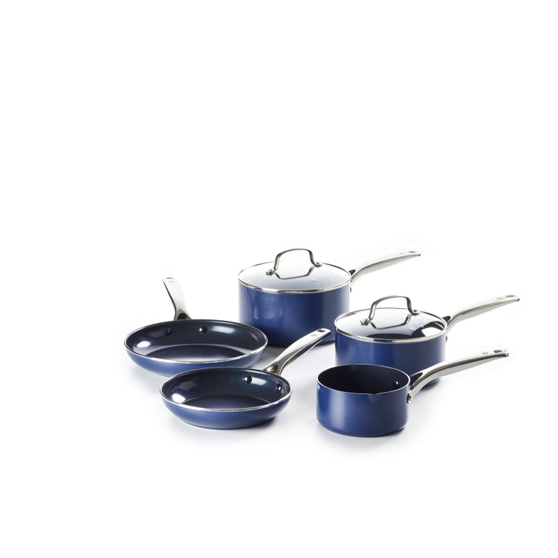 Blue Diamond 7 Piece Aluminium Non-Stick Cookware Set