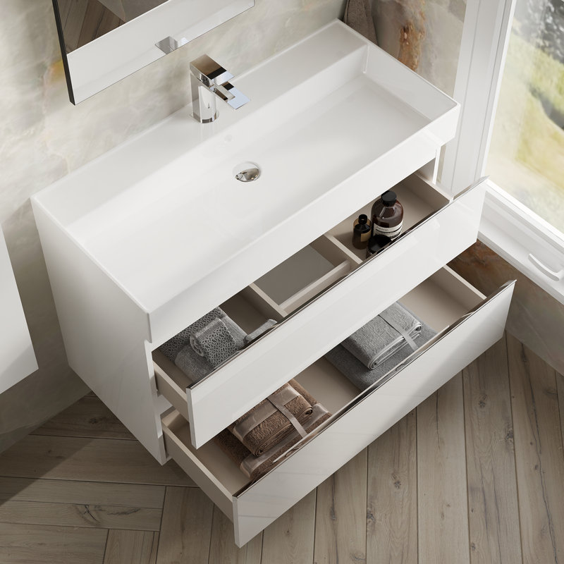 Bethene 100mm Single Bathroom Vanity with Basin